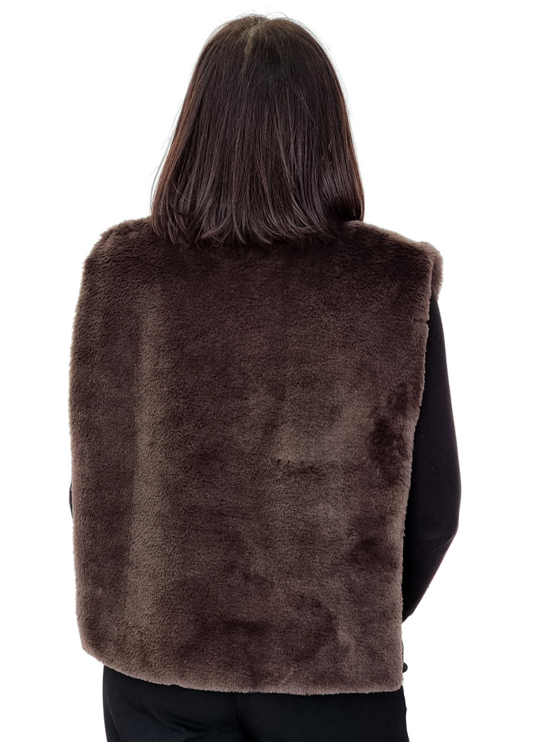 Пончо женское экомех